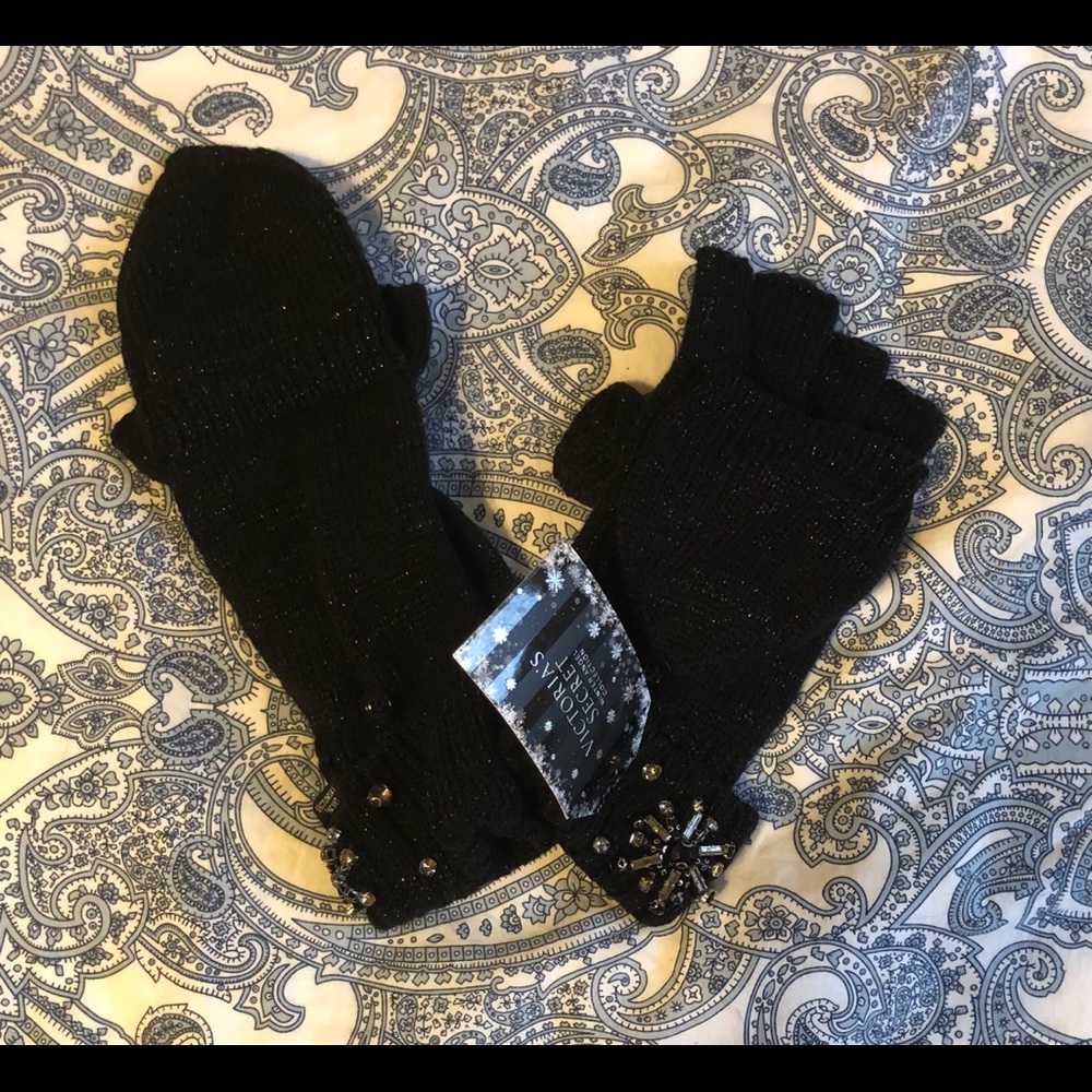 Victoria’s Secret decorated glove mittens
